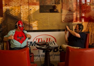 radio interview with spiderman